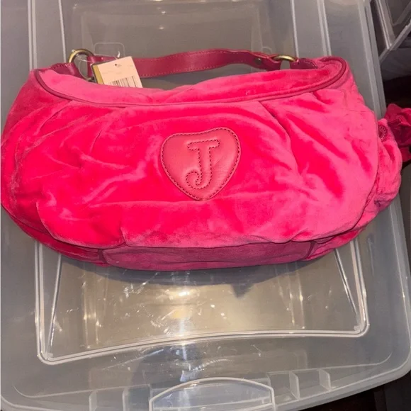 Juicy Couture Fuchsia Shoulder Bag, NWT - Picture 4 of 5